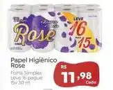 Novo Atacarejo Rose - papel higiênico oferta