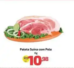 Supermercado Jacomar Paleta suína com pele oferta