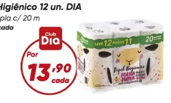 Dia - higiênico 12 un