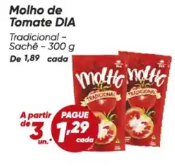 Dia Dia - molho de tomate oferta