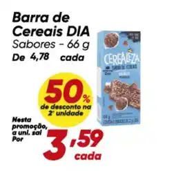Dia Dia - barra de cereais oferta