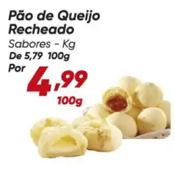 Dia Sabores - pão de queijo recheado oferta
