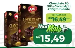 Mart Minas Chocolate Pó 50% Cacau Apti oferta