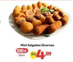 Supermercado Jacomar Mini salgados diversos oferta