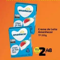 Supermercado Jacomar Creme de Leite Amanhecer TP oferta