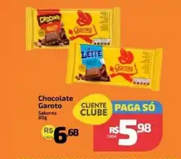 Supermercado Jacomar Chocolate garoto sabores oferta