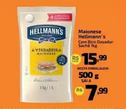 Supermercado Jacomar Maionese hellmann's com bico dosador sachê oferta