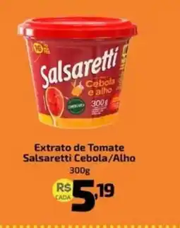 Supermercado Jacomar Extrato de tomate salsaretti cebola alho oferta