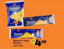 Supermercado Jacomar Massa C/Ovos Renata Tipos oferta