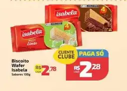 Supermercado Jacomar Biscoito wafer isabela sabores oferta