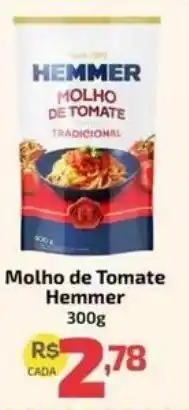 Supermercado Jacomar Molho de tomate hemmer oferta
