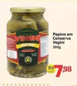 Supermercado Jacomar Pepino em conserva vegini oferta