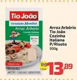 Supermercado Jacomar Arroz Arbório Tio João Cozinha Italiana P/Risoto oferta