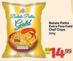 Supermercado Jacomar Batata palha extra fina gold chef chips oferta