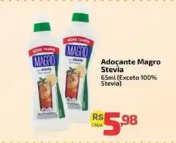 Supermercado Jacomar Adoçante Magro Stevia oferta