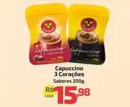 Supermercado Jacomar Capuccino 3 corações sabores oferta