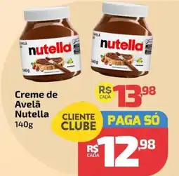 Supermercado Jacomar Creme de avelã nutella oferta