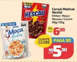 Supermercado Jacomar Cereal matinal nestlé kitkat moça crunch oferta