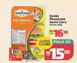 Supermercado Jacomar Queijo mussarela santa clara fatiado oferta