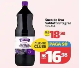 Supermercado Jacomar Suco de uva valilatti integral tinto oferta