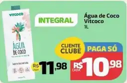 Supermercado Jacomar Água de Coco Vitcoco oferta
