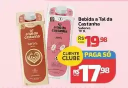 Supermercado Jacomar Bebida a Tal da Castanha Sabores TP oferta