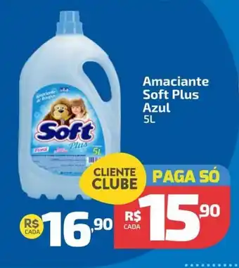 Supermercado Jacomar Amaciante soft plus azul oferta