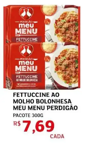 Fettuccine ao molho bolonhesa meu menu perdigão