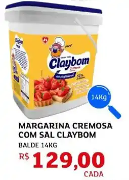 Assaí Atacadista Margarina cremosa com sal claybom oferta