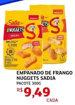 Assaí Atacadista empanado de frango nuggets sadia oferta
