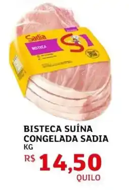 Assaí Atacadista Bisteca suína congelada sadia oferta
