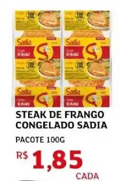 Assaí Atacadista steak de frango congelado sadia oferta