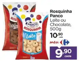 Carrefour Rosquinha Panco Leite ou Chocolate oferta