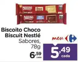 Carrefour Biscoito Choco Biscuit Nestlé Sabores oferta