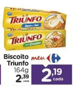 Carrefour Biscoito Triunfo oferta
