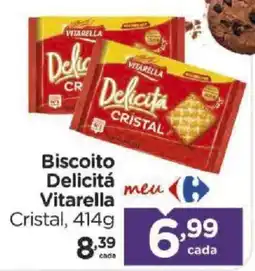 Carrefour Biscoito Delicita Vitarella Cristal oferta