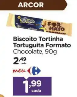 Carrefour Biscoito Tortinha Tortuguita Formato Chocolate oferta