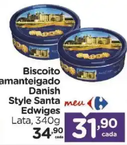 Carrefour Biscoito amanteigado Danish Style Santa Edwiges oferta