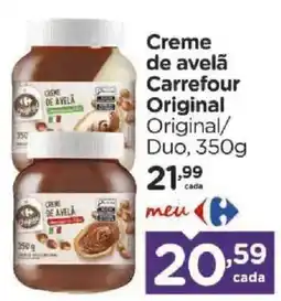 Carrefour Creme de avelã Carrefour Original oferta