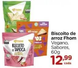 Carrefour Biscoito de arroz Fhom Vegano, Sabores oferta