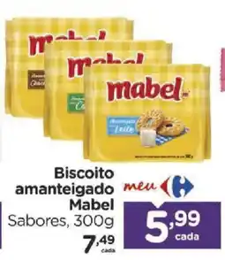 Carrefour Biscoito amanteigado Mabel Sabores oferta