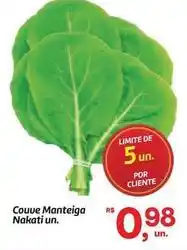 Fort Atacadista De - couve manteiga oferta