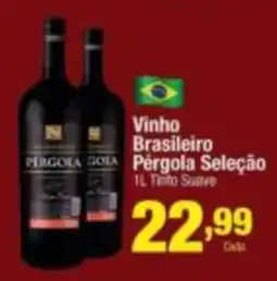 Santo Supermercados Vinho Brasileiro Pergola Seleção oferta