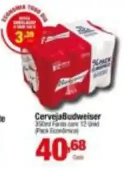 Santo Supermercados Cerveja Budweiser oferta