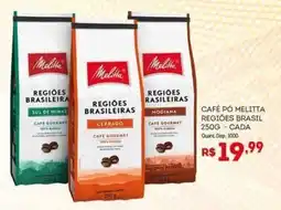 Bistek Supermercados Café pó melitta regiões brasil oferta