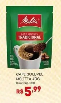 Bistek Supermercados Cafe soluvel melitta oferta