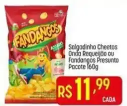 Muffato Salgadinho Cheetos Onda Requeijão ou Fondangos Presunto oferta