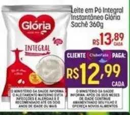 Muffato Leite em Pó Integral Instantâneo Glória oferta
