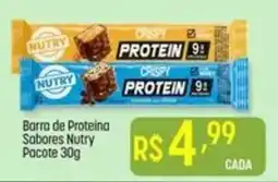Muffato Barra de Proteina Sabores Nutry Pacote 30g oferta
