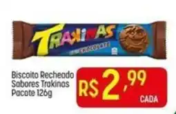 Muffato Biscoito recheado sabores trakinas oferta